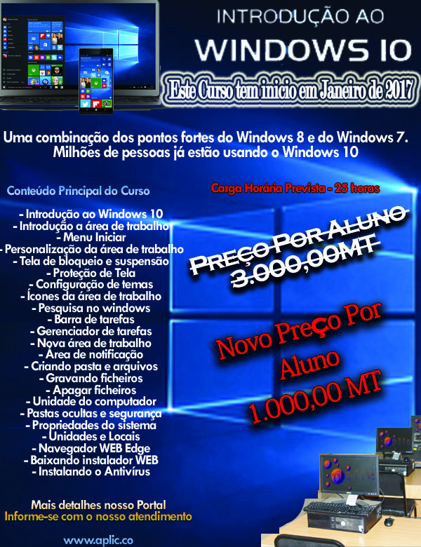 Curso de Windows 10 - Sistemas Operacionais