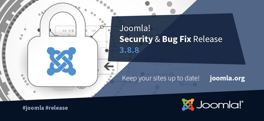 Joomla 3.8.8 já está disponível