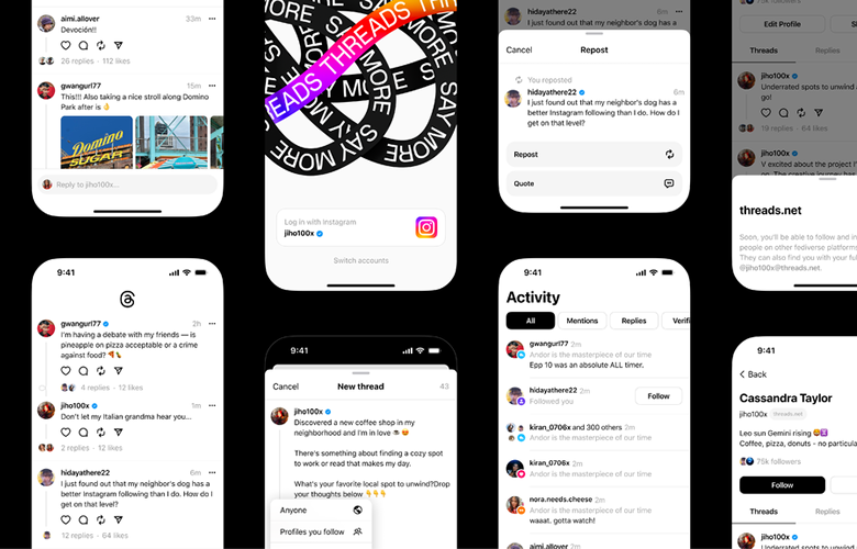 Meta lança o Aplicativo Instagram Threads em desafio direto ao Twitter Meta lança o Aplicativo Instagram Threads em desafio direto ao Twitter